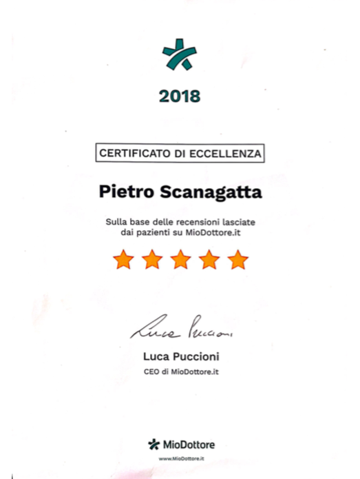 CERTIFICATO DI ECCELLENZA