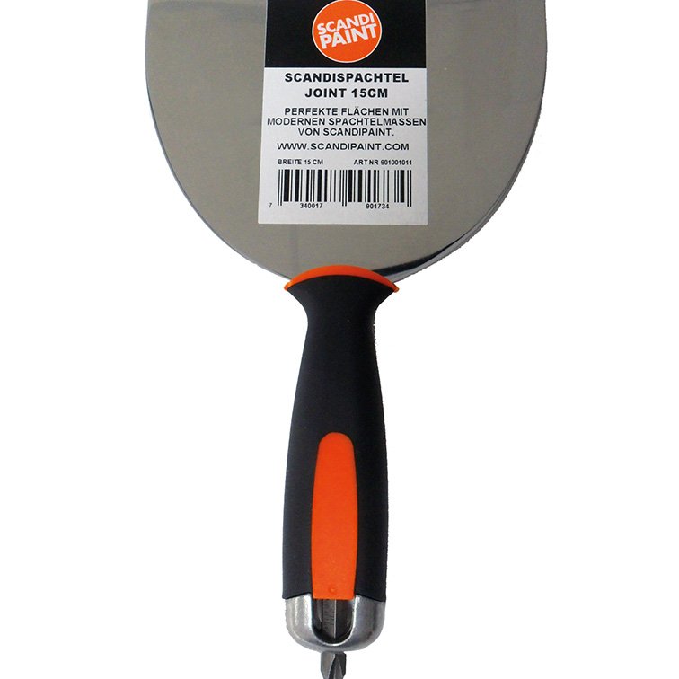 SCANDIPAINT ScandiSpachtel Joint Trockenbauerspachtel Edelstahl 15cm INOX mit PH2 Bit