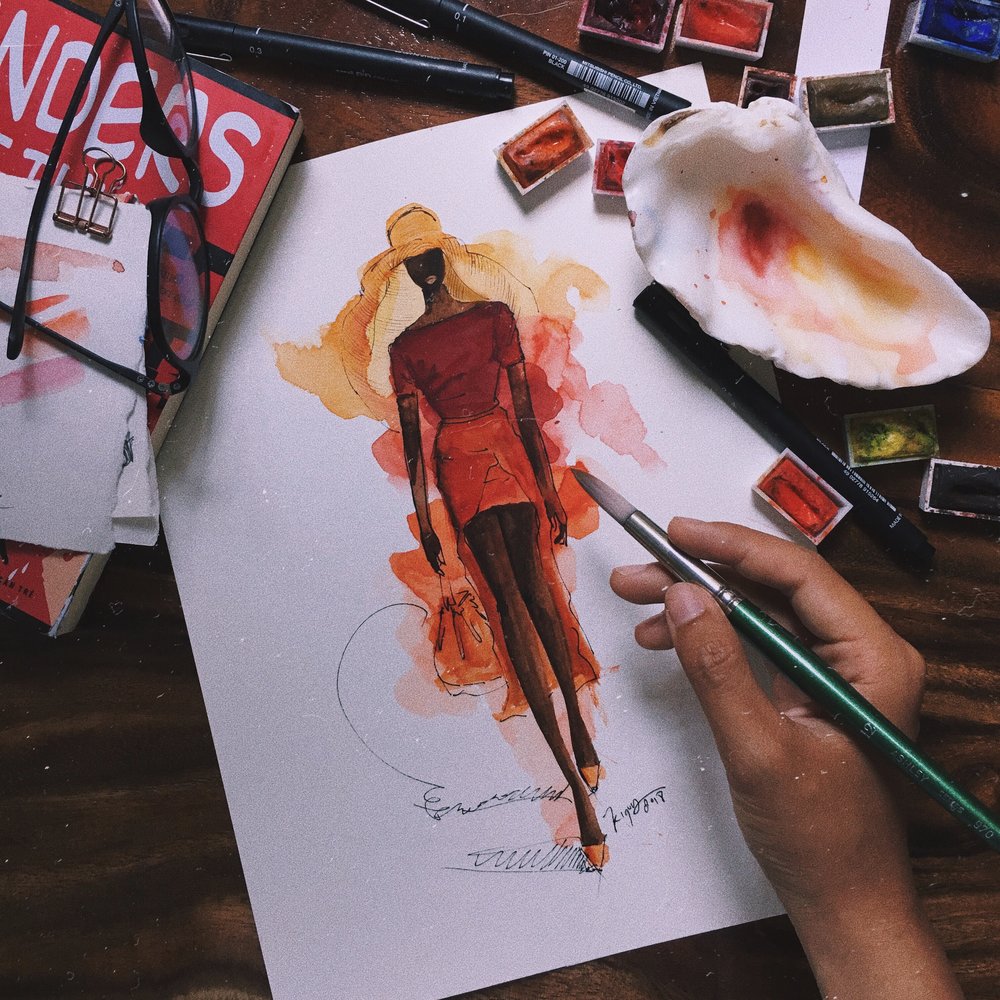 Hãy học vẽ thời trang cùng Kiquy Phạm - một hành trình tuyệt vời để khám phá thế giới sáng tạo của màu nước trong ngành thiết kế thời trang. Bạn sẽ học được cách thể hiện ý tưởng của mình với sự tinh tế và độc đáo, và cùng chia sẻ đam mê với những người đồng nghiệp.