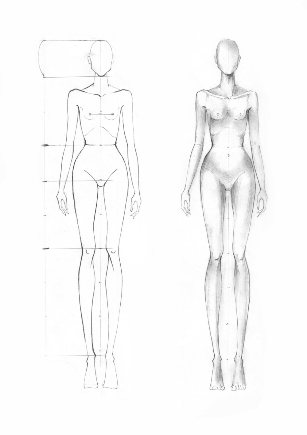 Bí quyết cách vẽ dáng người để thiết kế thời trang Nâng tầm phong cách cho bản thân