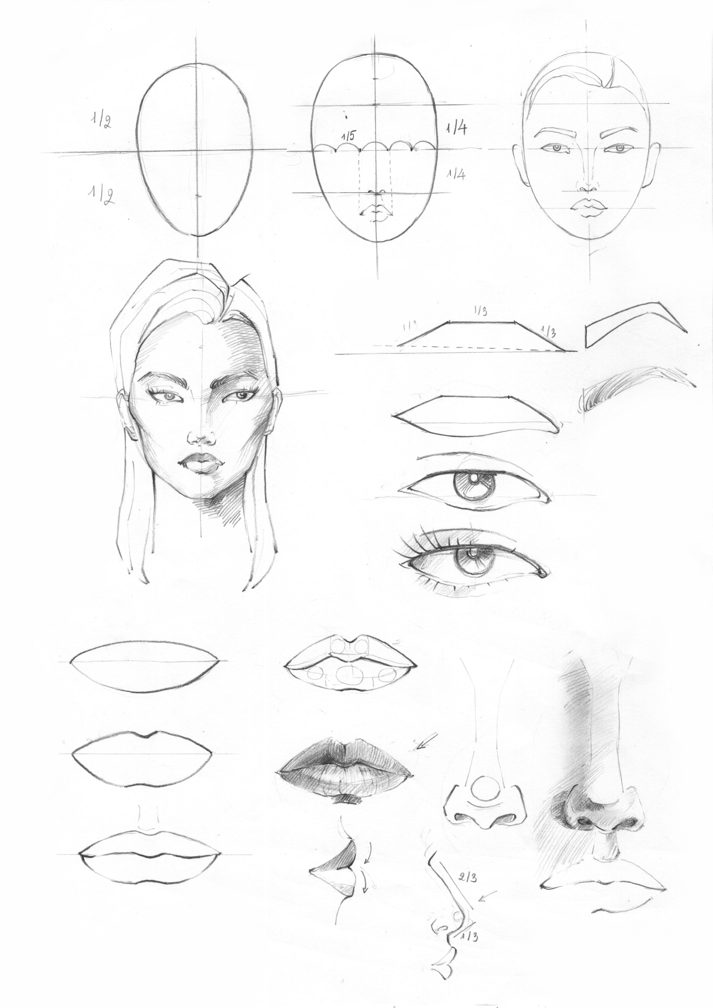 9 cách vẽ mặt người đơn giản tỉ lệ thành công 100  Học May