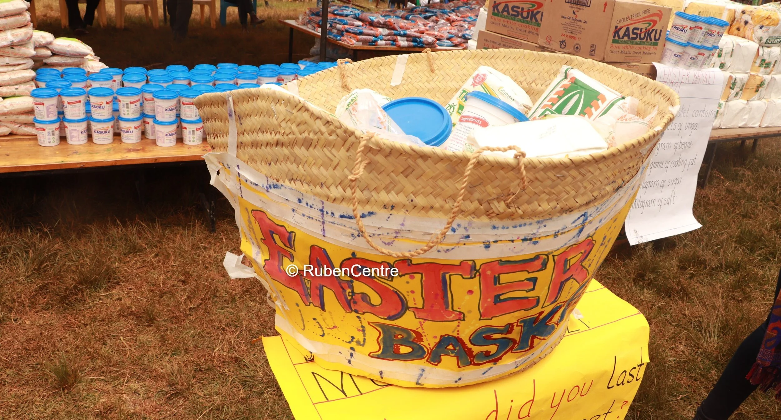 A Ruben Easter Basket with the Mukuru community 