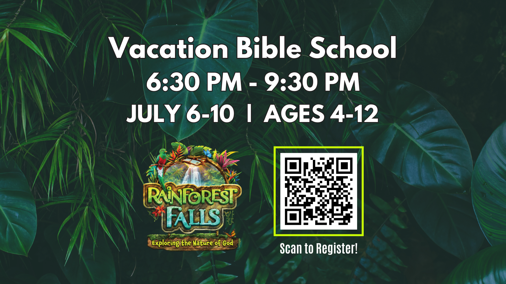 VBS 2026 - Pre Registration