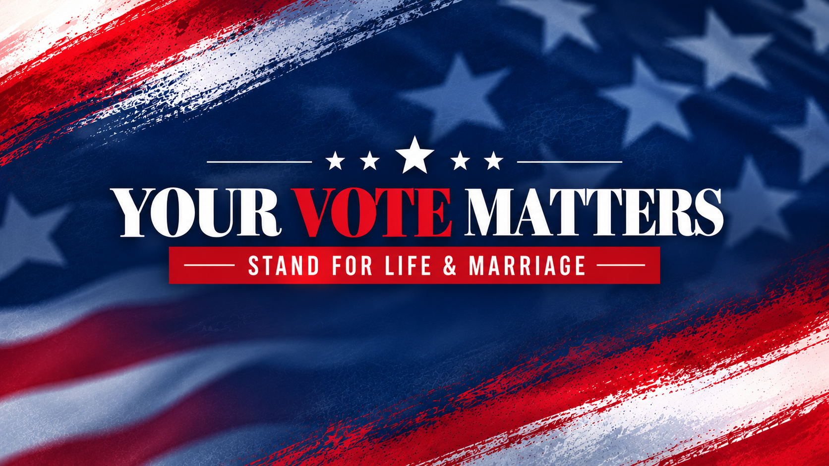 Stand for LIFE &amp; Marriage