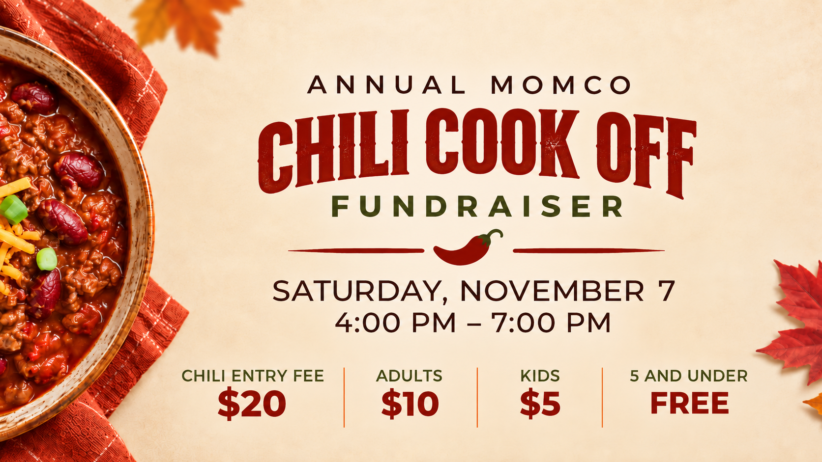 MomCo Chili Cook-Off