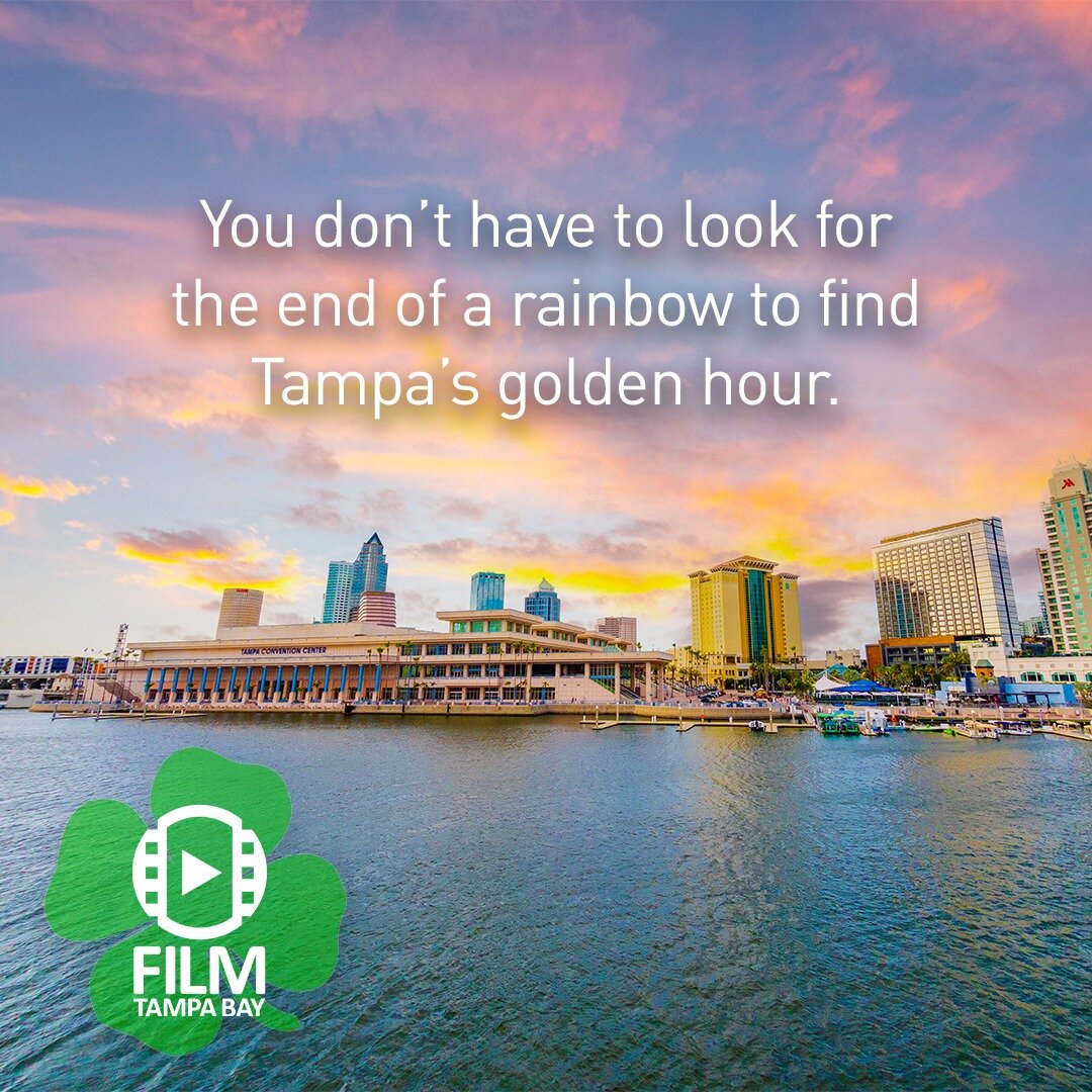 We feel lucky every day because we get to live and work in Tampa Bay 🎥🍀 #FilmTampaBay #StPattysDay