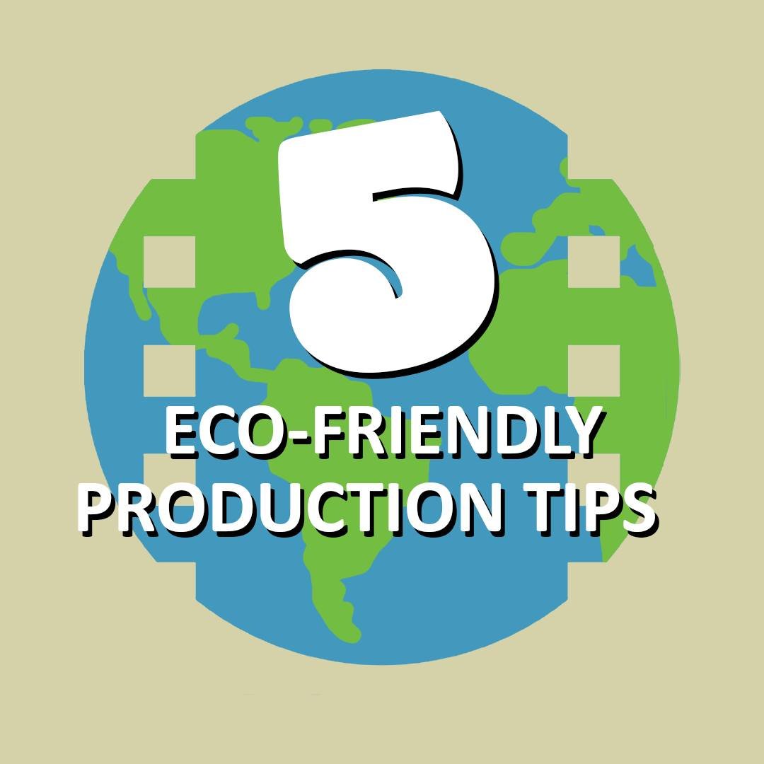 Today we celebrate #EarthDay with some tips for a sustainable screen production set. For more information from our friends at @filmflorida about #sustainability, check out the link in our bio. #FilmTampaBay