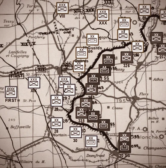        Mapping the Battle of Normandy