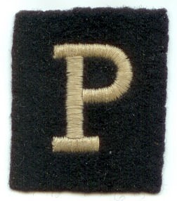 Badge P pour indiquer le personnel fantôme.