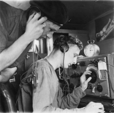 Two signalers at work