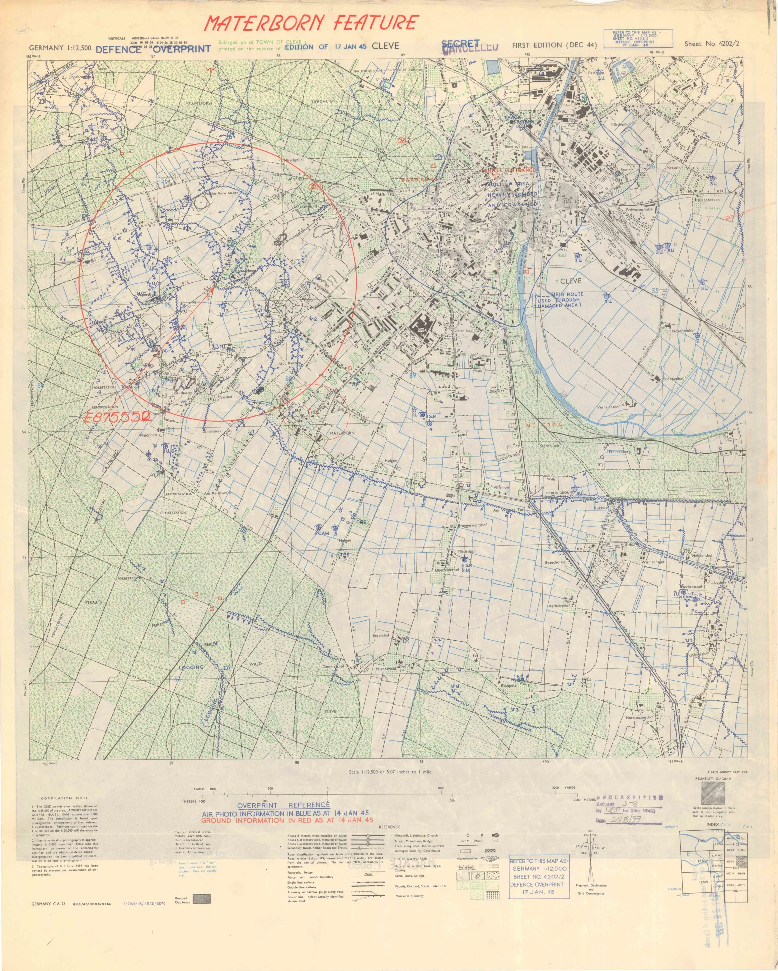 Sheet 4202-2 Cleve topographic map - W.E. Storey Collection