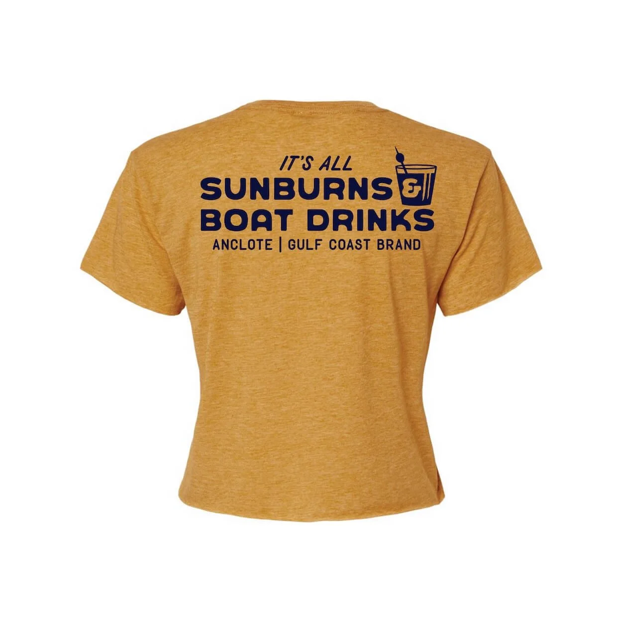 Sunburns and Boat Drinks Women's Crop