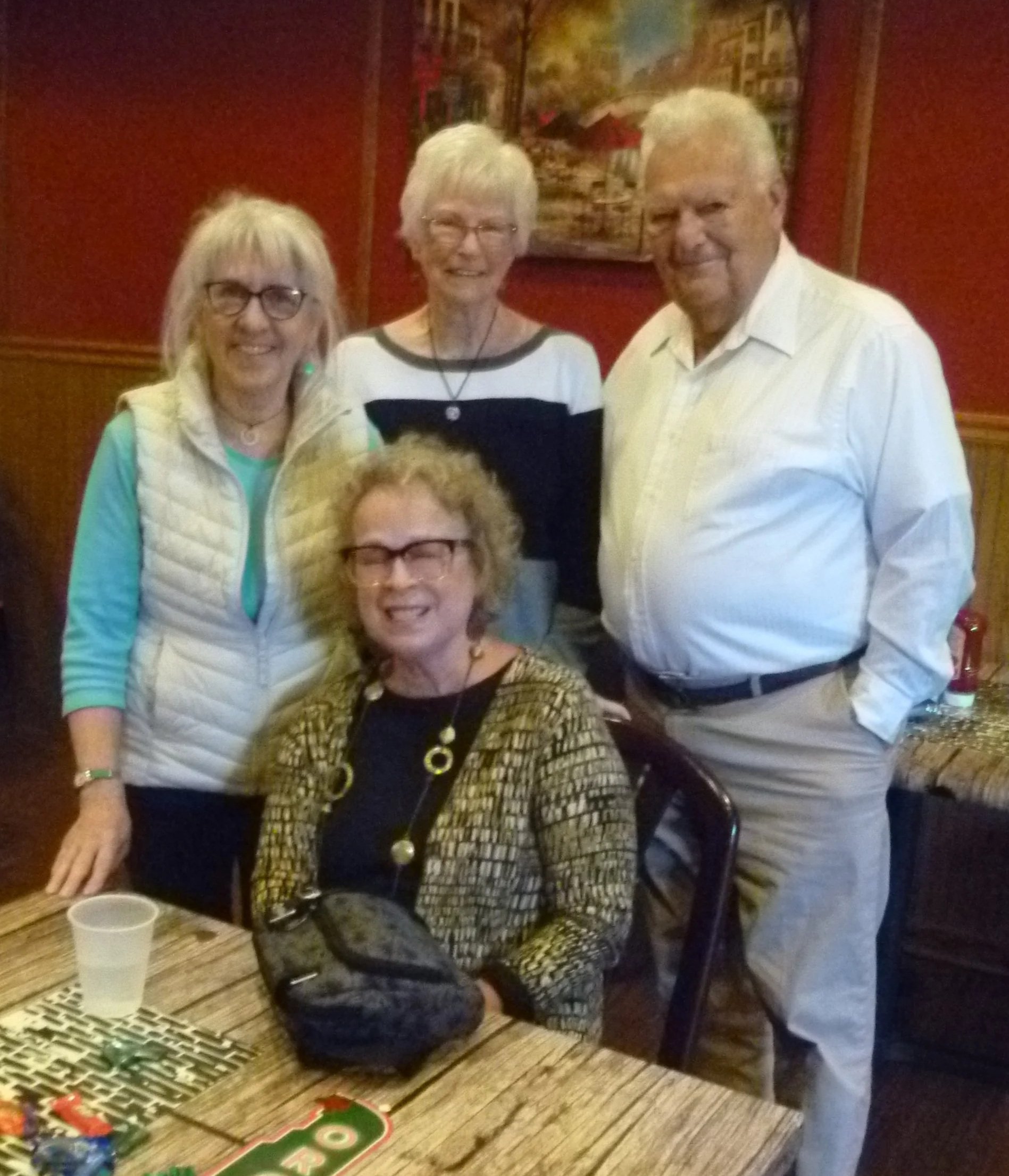  Tina, Joan, and Joe standing, Shar seated 
