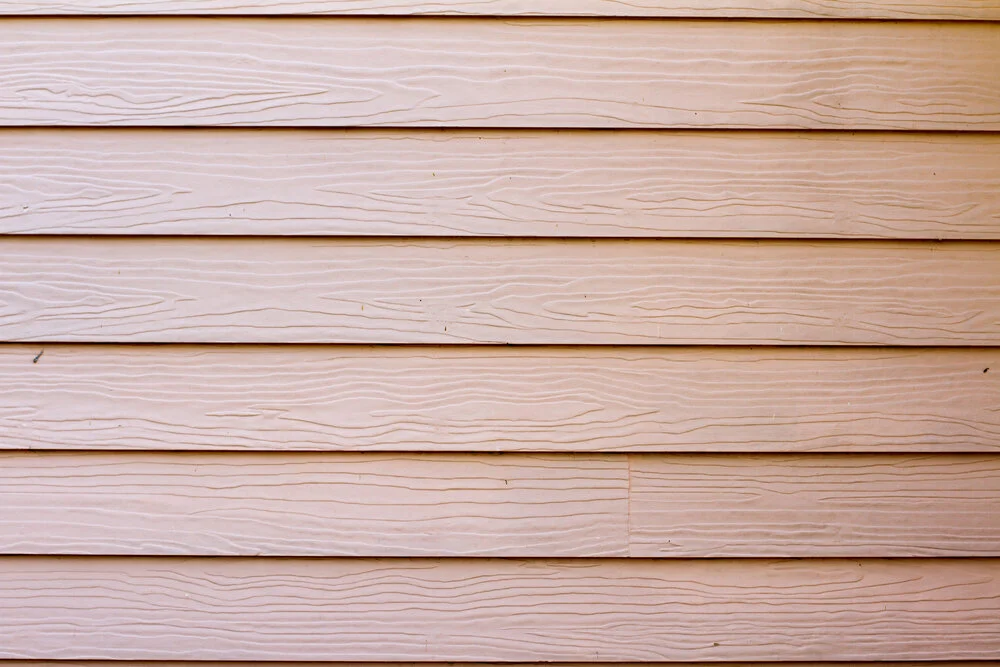 Fiber cement wood wall