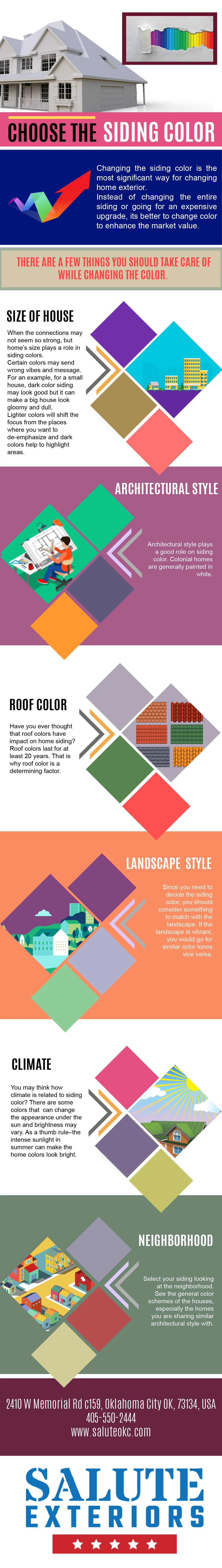 Choose The Best Siding Color For Your Home (Infographic)