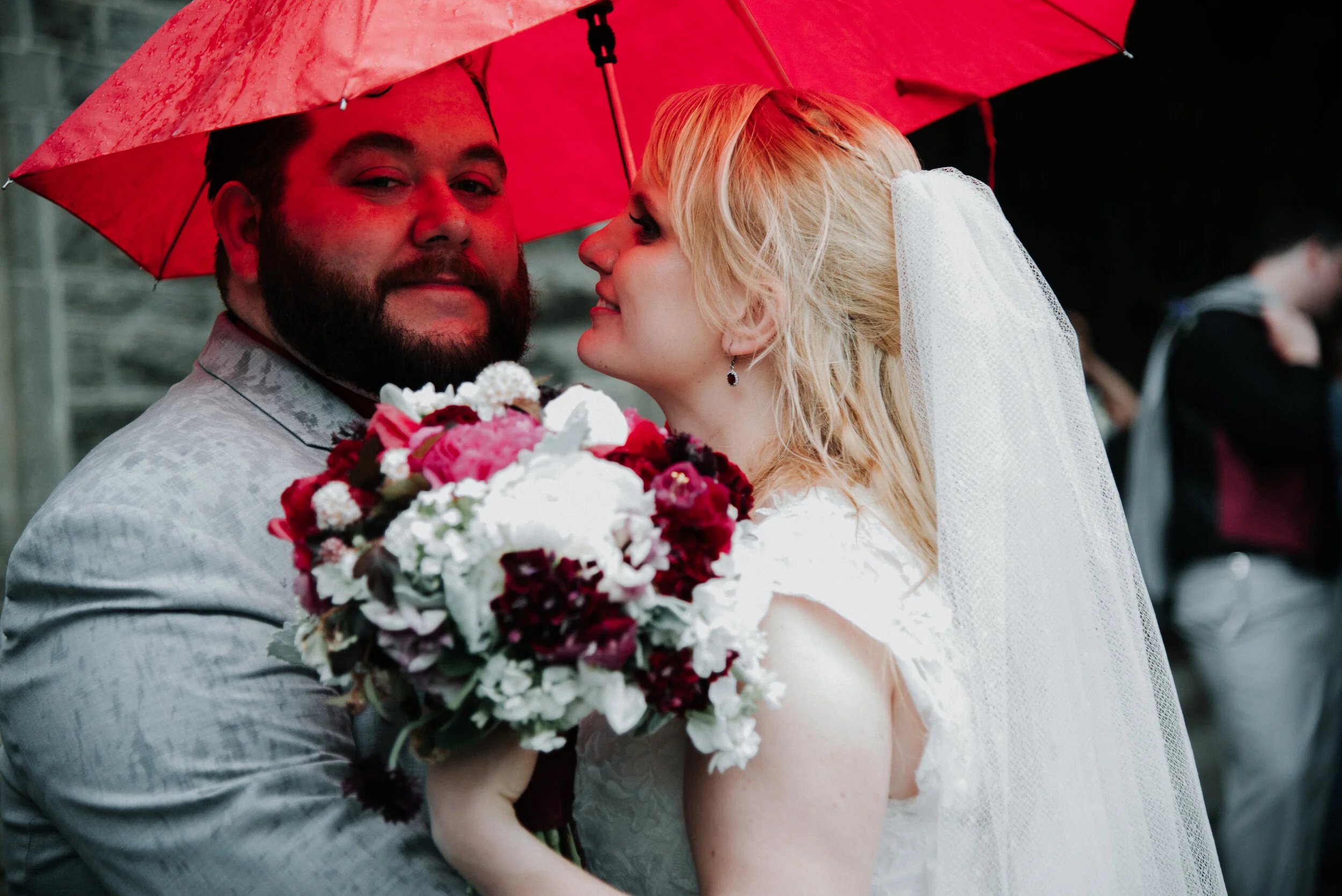 Even Rain Can't Ruin a Wedding