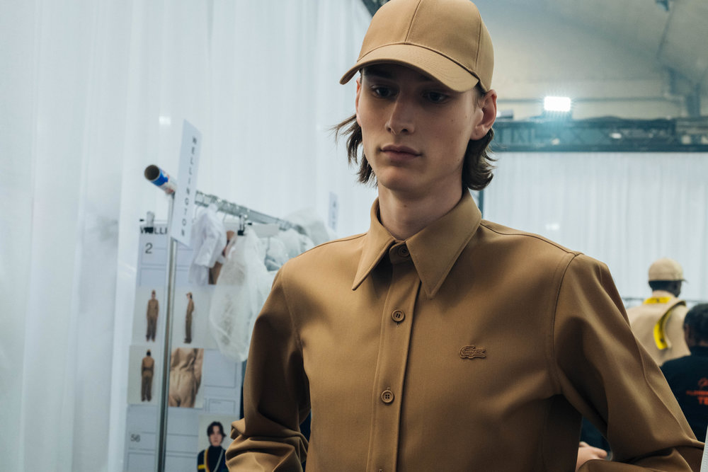 Backstage The Models At LACOSTE'S AW 2019 Runway Show — BOND OFFICIAL | Modern Men. Modern