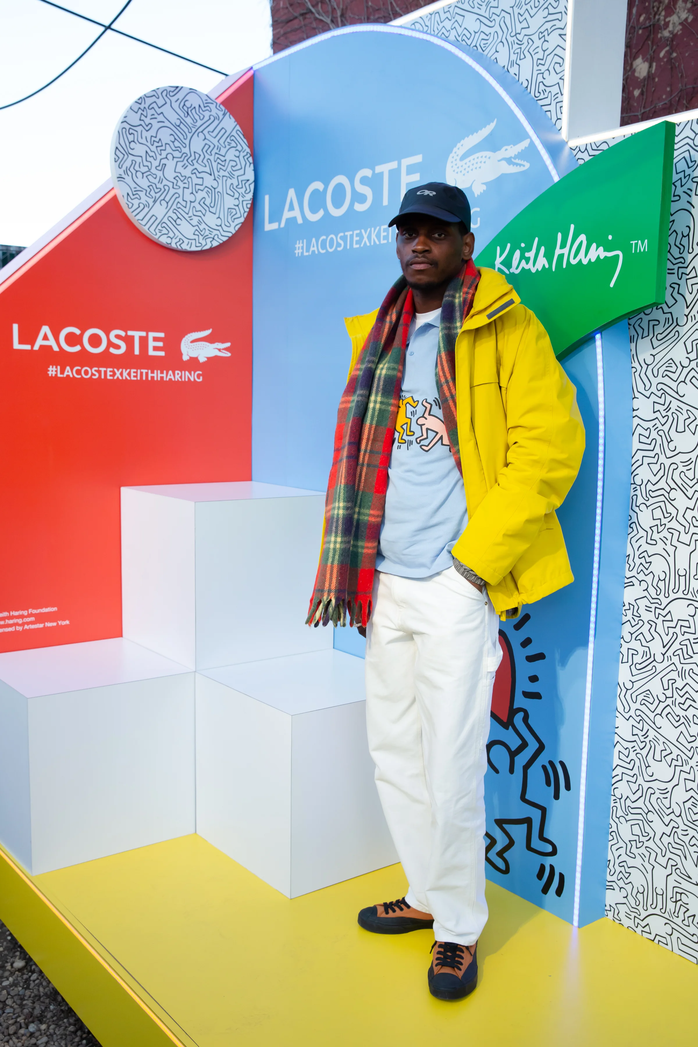 A$AP Nast attends The Lacoste x Keith Haring Global Launch Party at Pioneer Works on Tuesday, March 26th, 2019. Photographed by Max Lakner/BFA.