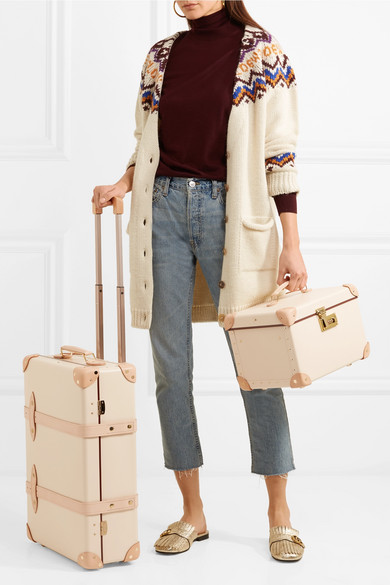 GLOBE-TROTTER Safari 20'' leather-trimmed fiberboard travel trolley $1,690