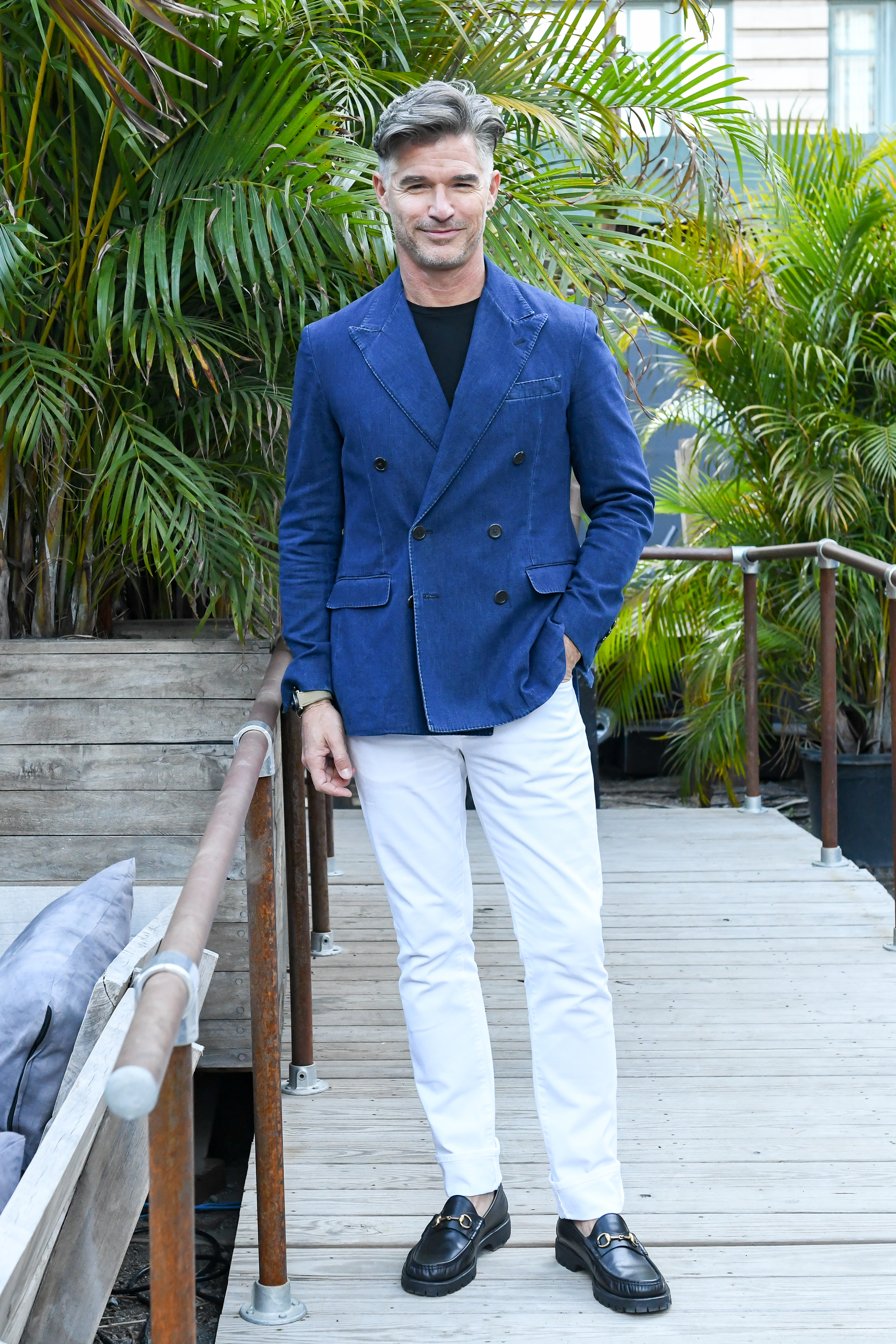 Eric Rutherford at the Australian Fashion Foundation Summer Party. Image by Joe Schildhorn/BFA