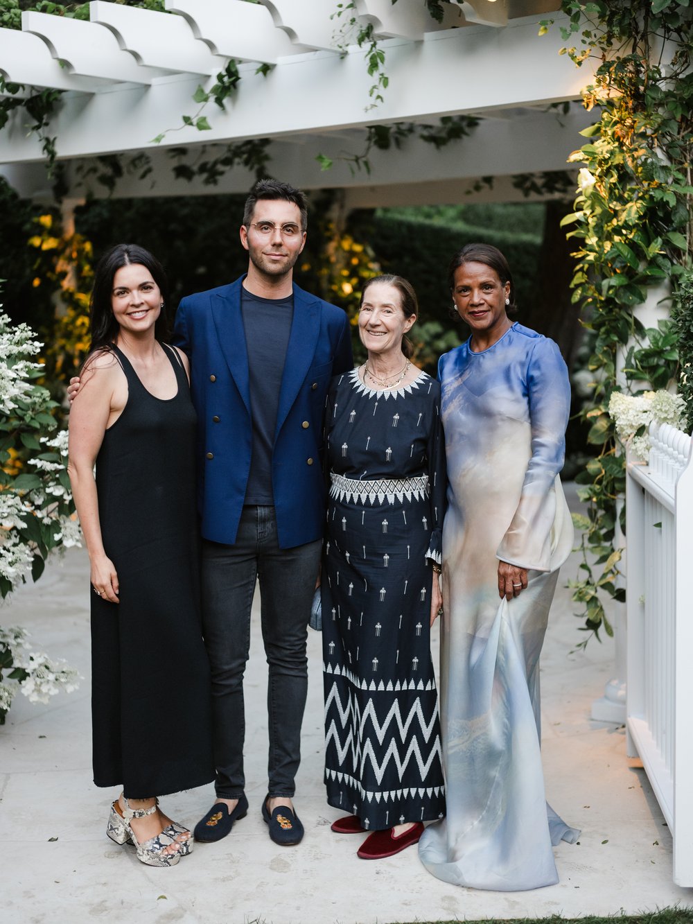    Photo: Ben Rosser/BFA.com     7/14    Katie Lee Biegel, Mark Mullett, Jenny Landey, and Mireya D'Angelo attend An Intimate Dinner Hosted by Aerin Lauder and Amy Astley on Thursday, July 13, 2023.   