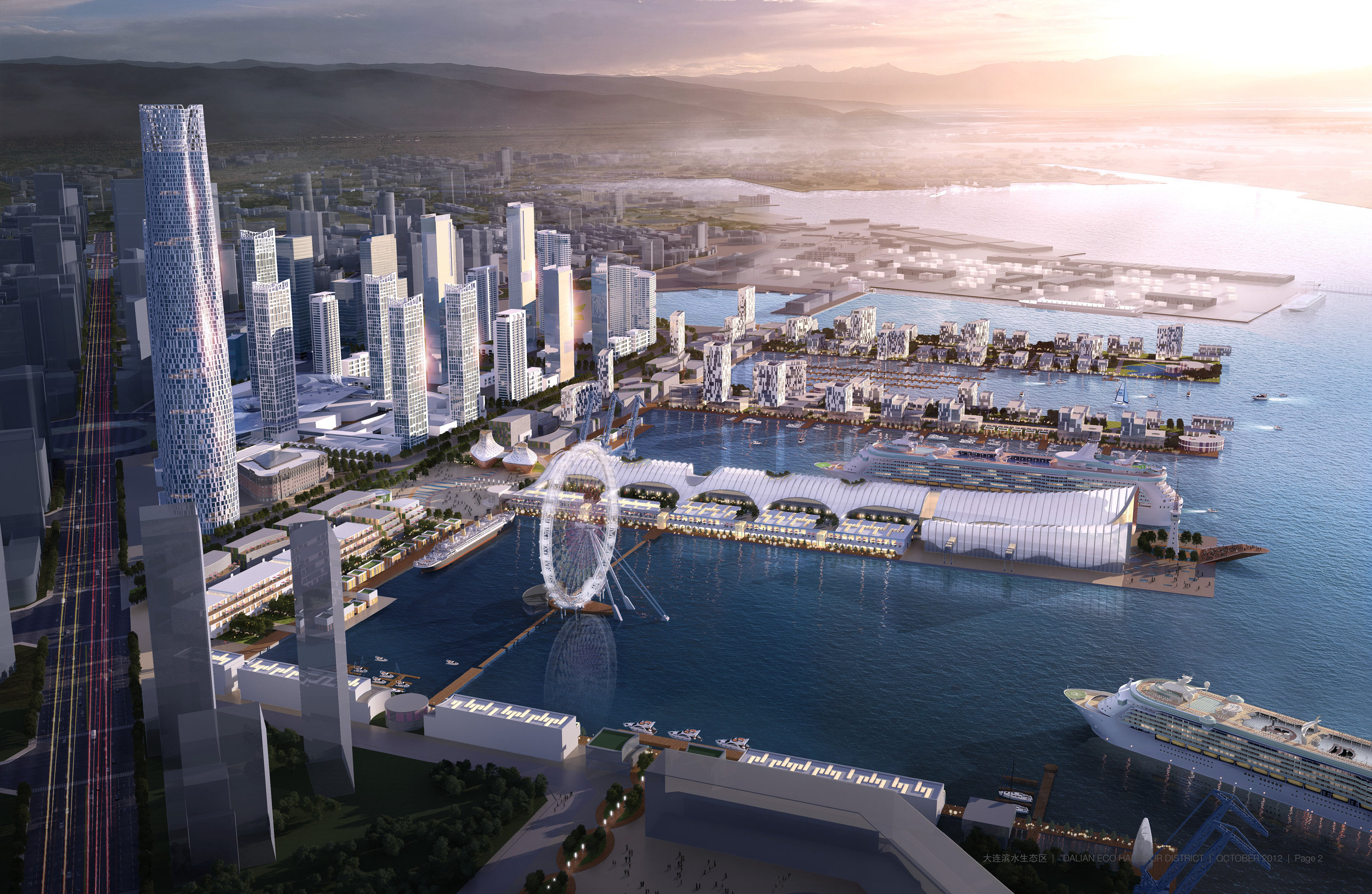 dalian waterfront eco-district