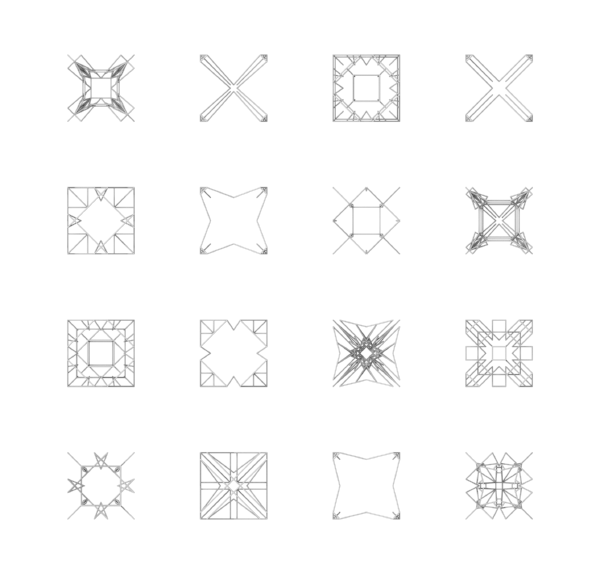 Examples of different lattice units.
