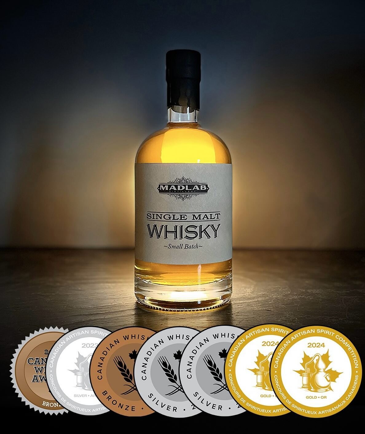 If you blinked you might have missed it, in just 2 years we&rsquo;ve managed to pick up an incredible amount of hardware for our single malt whisky. For such a small distiller, we are so incredibly proud of what we have accomplished. 

If you are int