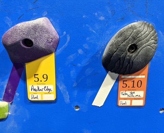 Route cards are up! We've got routes from 5.7 -5.12, 6 #AutoBelays, 5 Ropes, multiple #LeadClimb routes, 38 #Boulder problems, and our #NinjaWarriorCourse.  So whether you come in for a #membership, #DayPass, or a single climb we've got something for