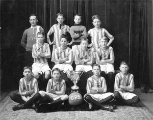 Galbraith School Football Team, 1924. Galt Archives 19754357000