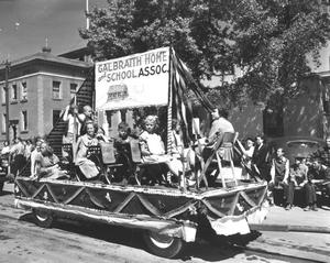 Galbraith Home and School Association in the 1950 Parade. Galt Archives 19752303016