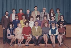 Galbraith School Staff 1968-1969. Galt Archives 20021003001.