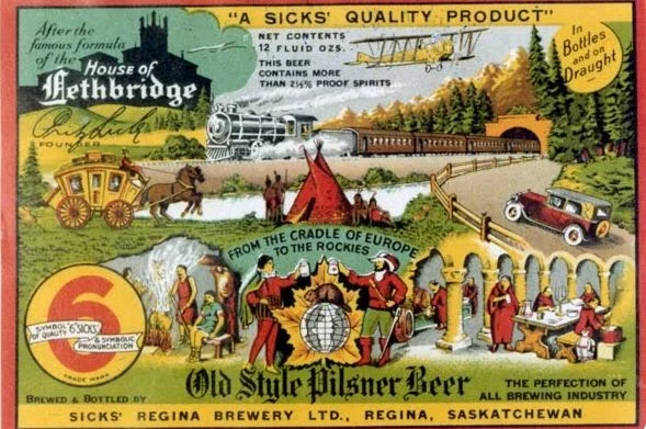 The Classic Old Style Pilsner label. Galt Archives