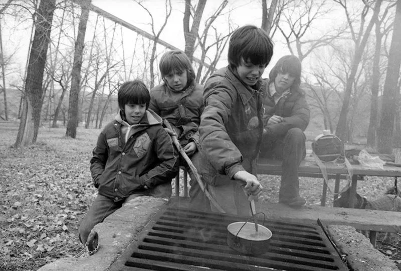 Weekend Camp at Indian battle Park (1979) #1991107690414