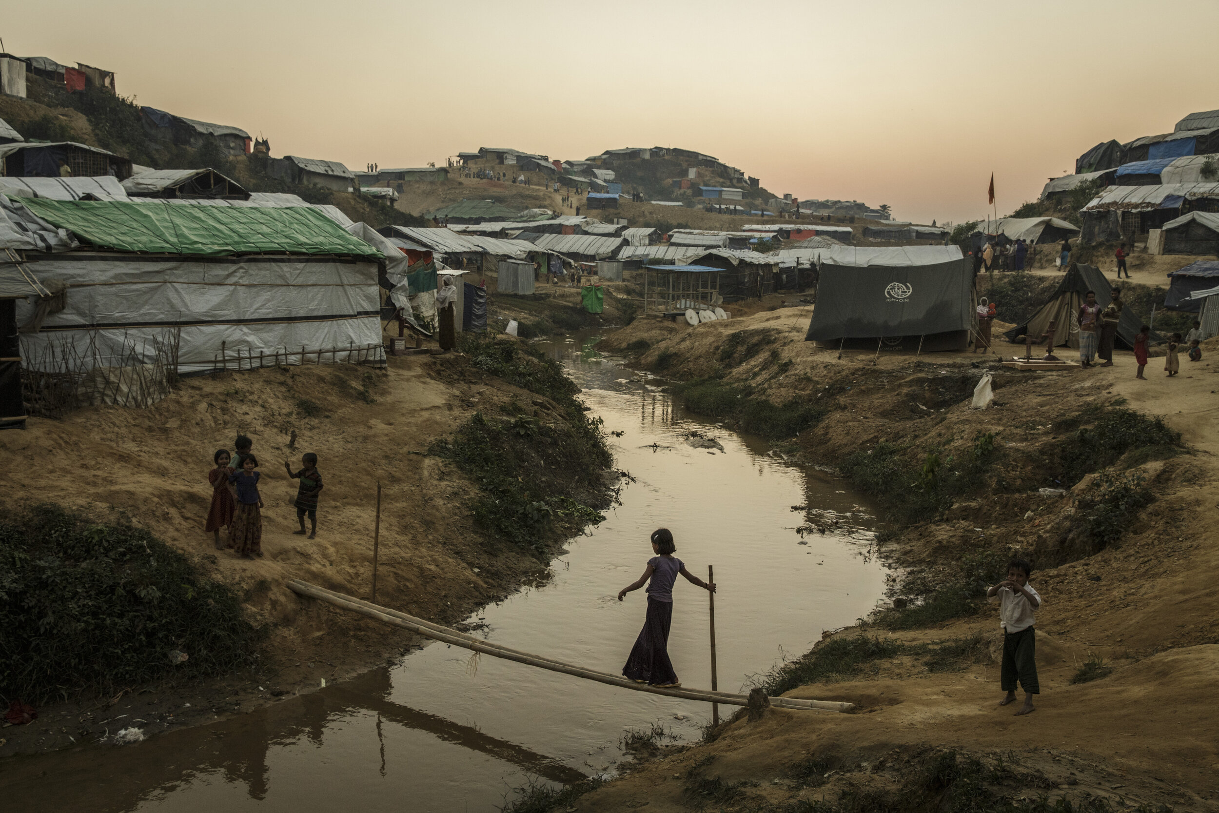 Moynerghona refugee camp, Bangladesh, December 15, 2017.