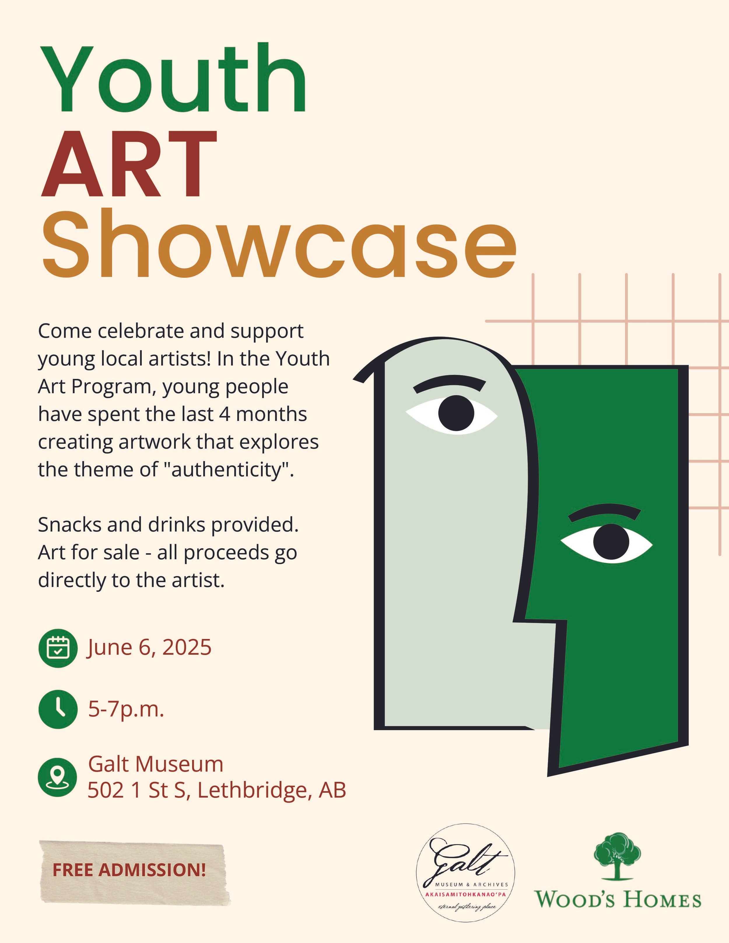 Woods Homes Youth Art Exhibition: Your Authentic Self