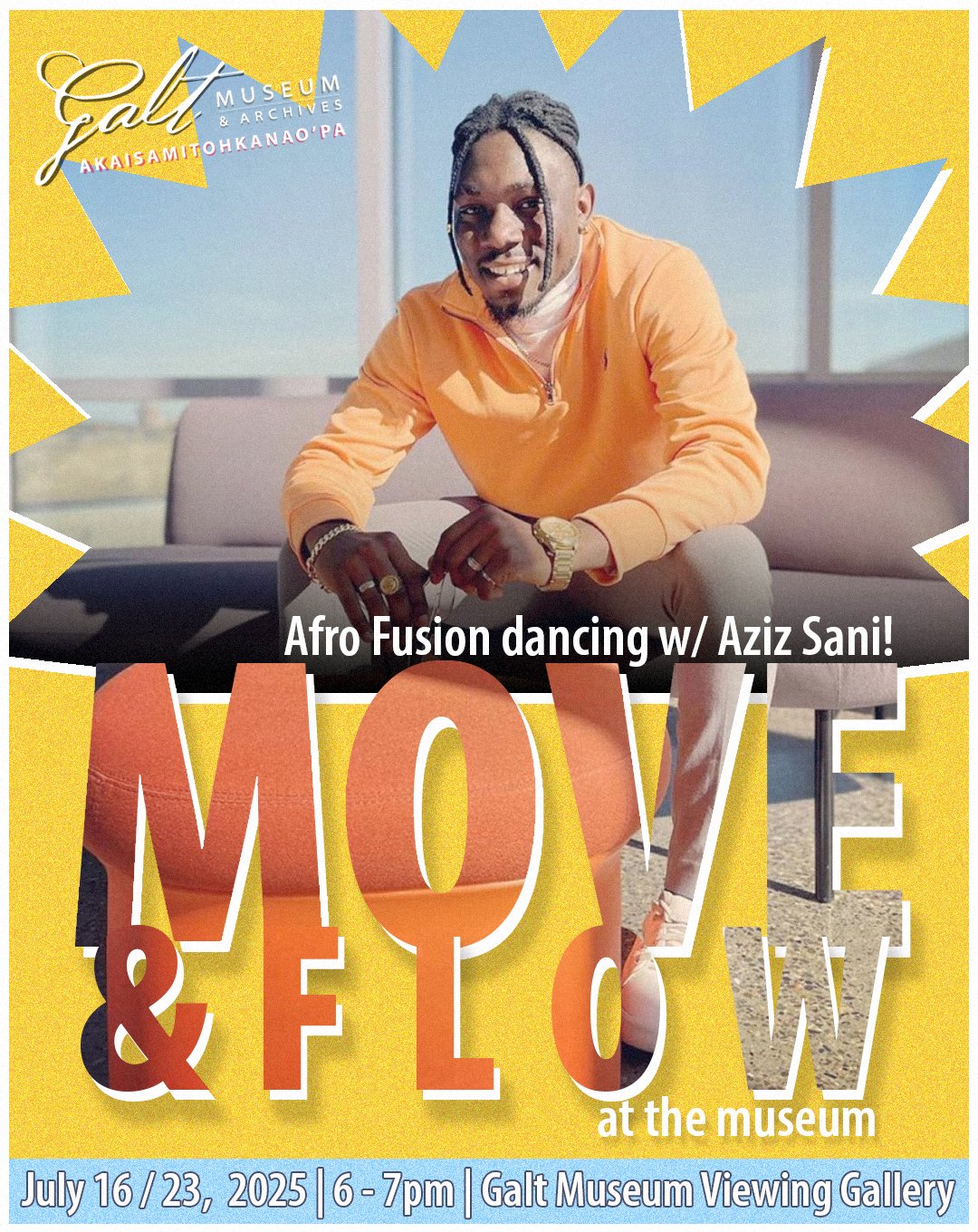 Move &amp; Flow at the Museum: Afro Fusion w/ Aziz Sani