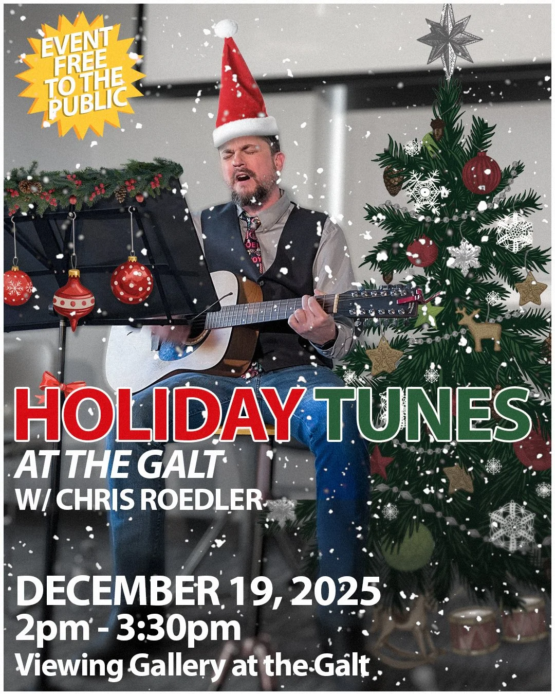 Holiday Tunes w/ Chris Roedler