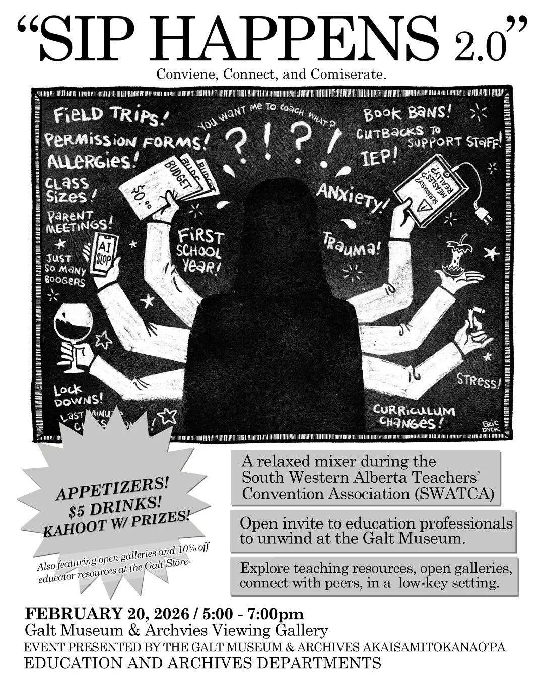 Sip Happens 2.0: A Teachers' Mixer