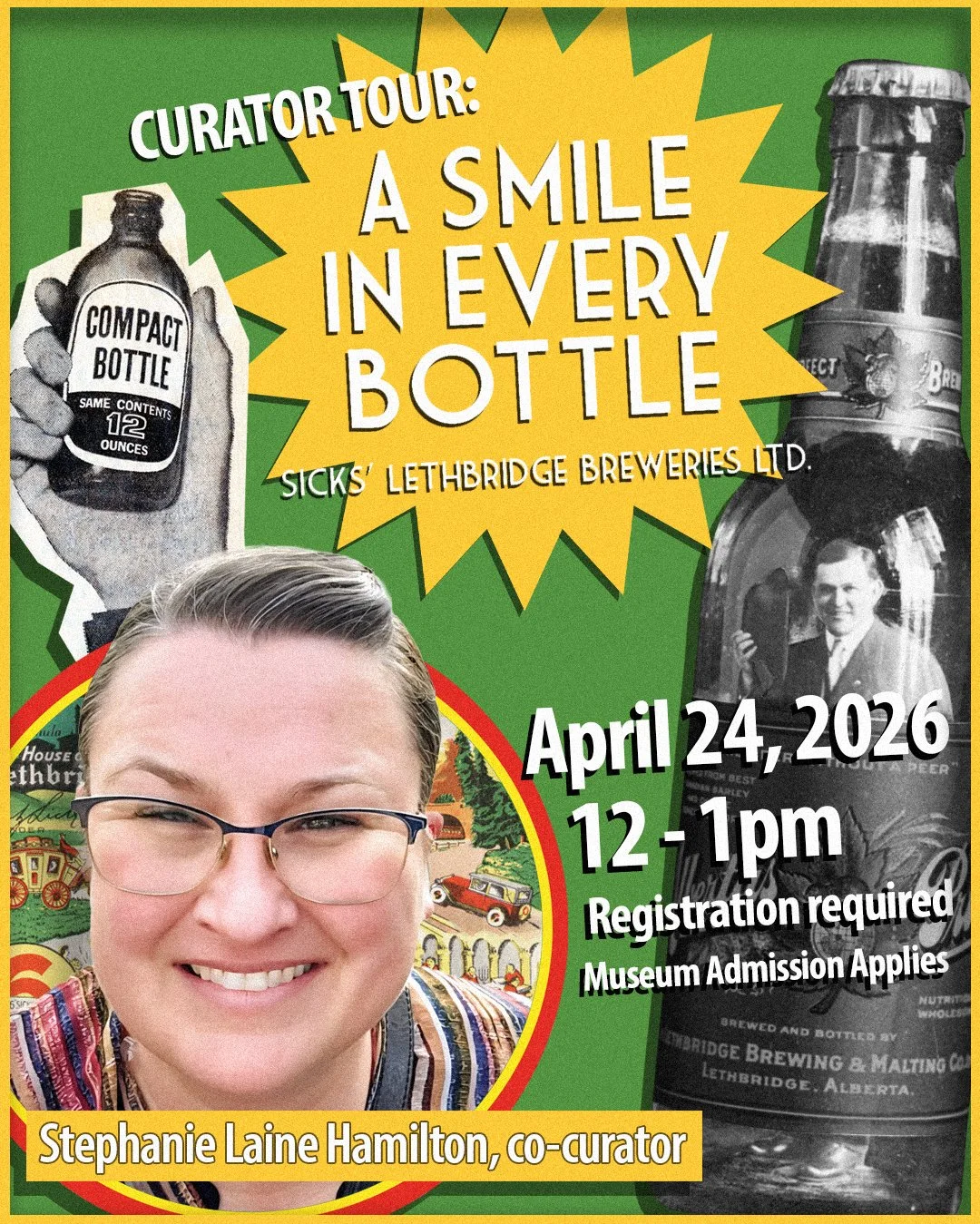 Curator Tour: A Smile in Every Bottle w/ Stephanie Laine Hamilton, Exhibit Co-curator 