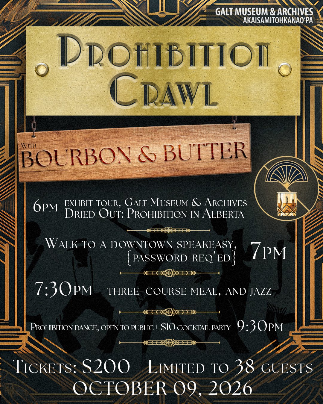 Prohibition Crawl w. Bourbon &amp; Butter