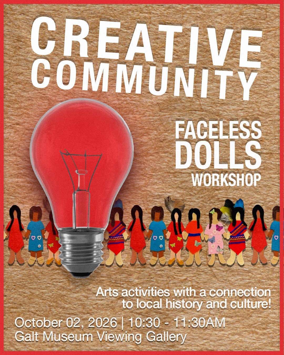 Creative Community, Oct: Faceless Dolls Workshop