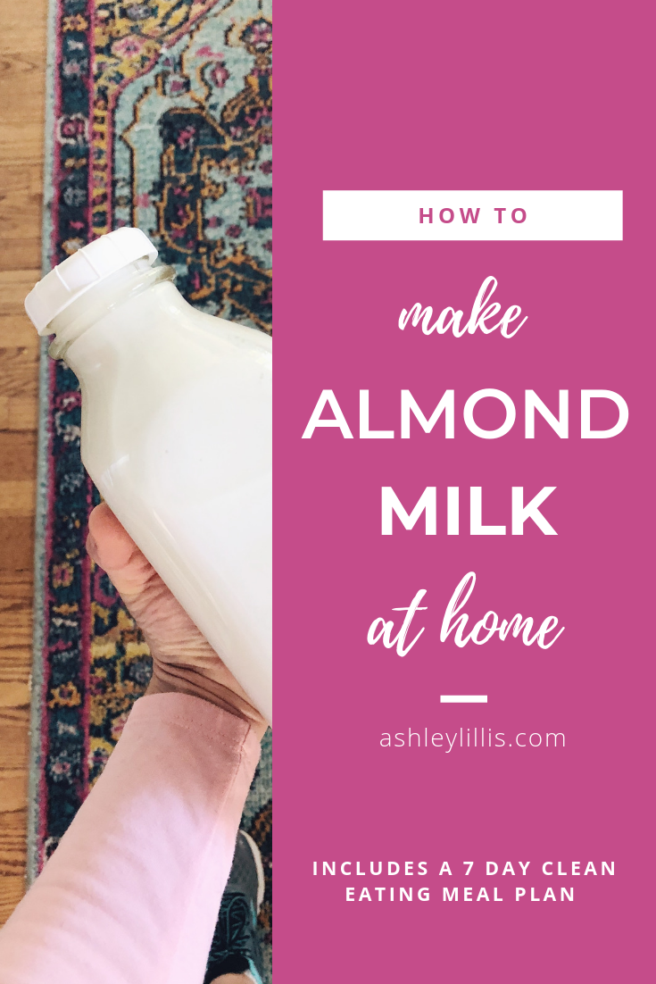 How to make homemade almond milk