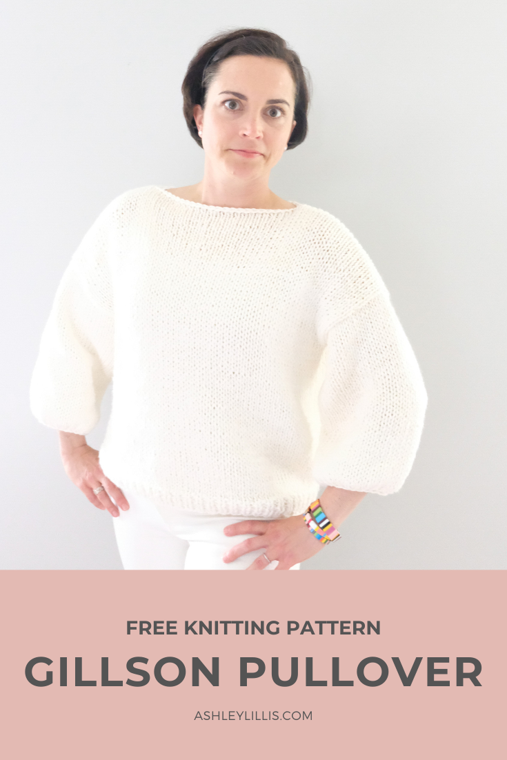 Gillson Pullover Free Knitting Pattern — Ashley Lillis