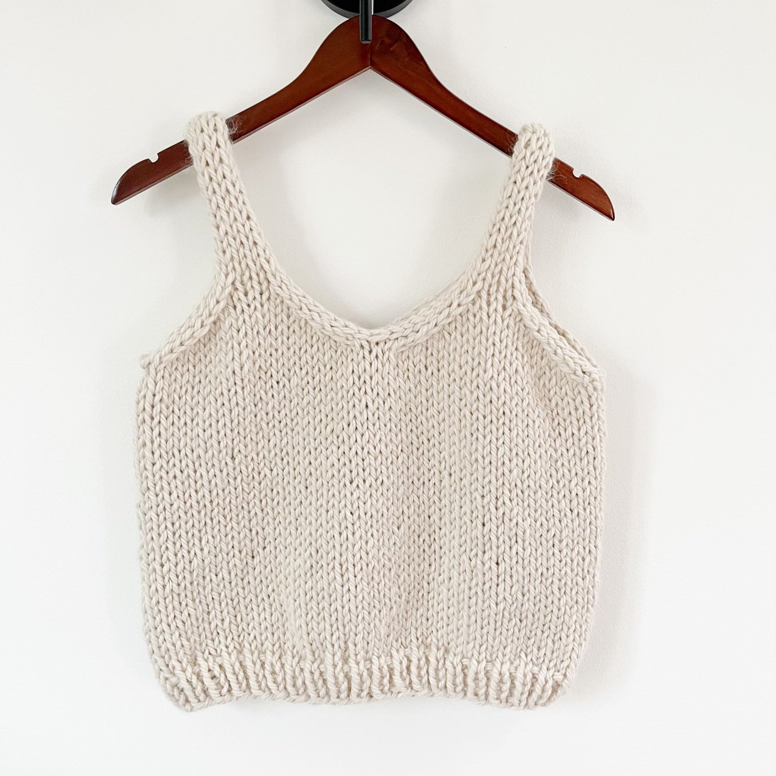 Quick & Easy Tank Top Knitting Pattern