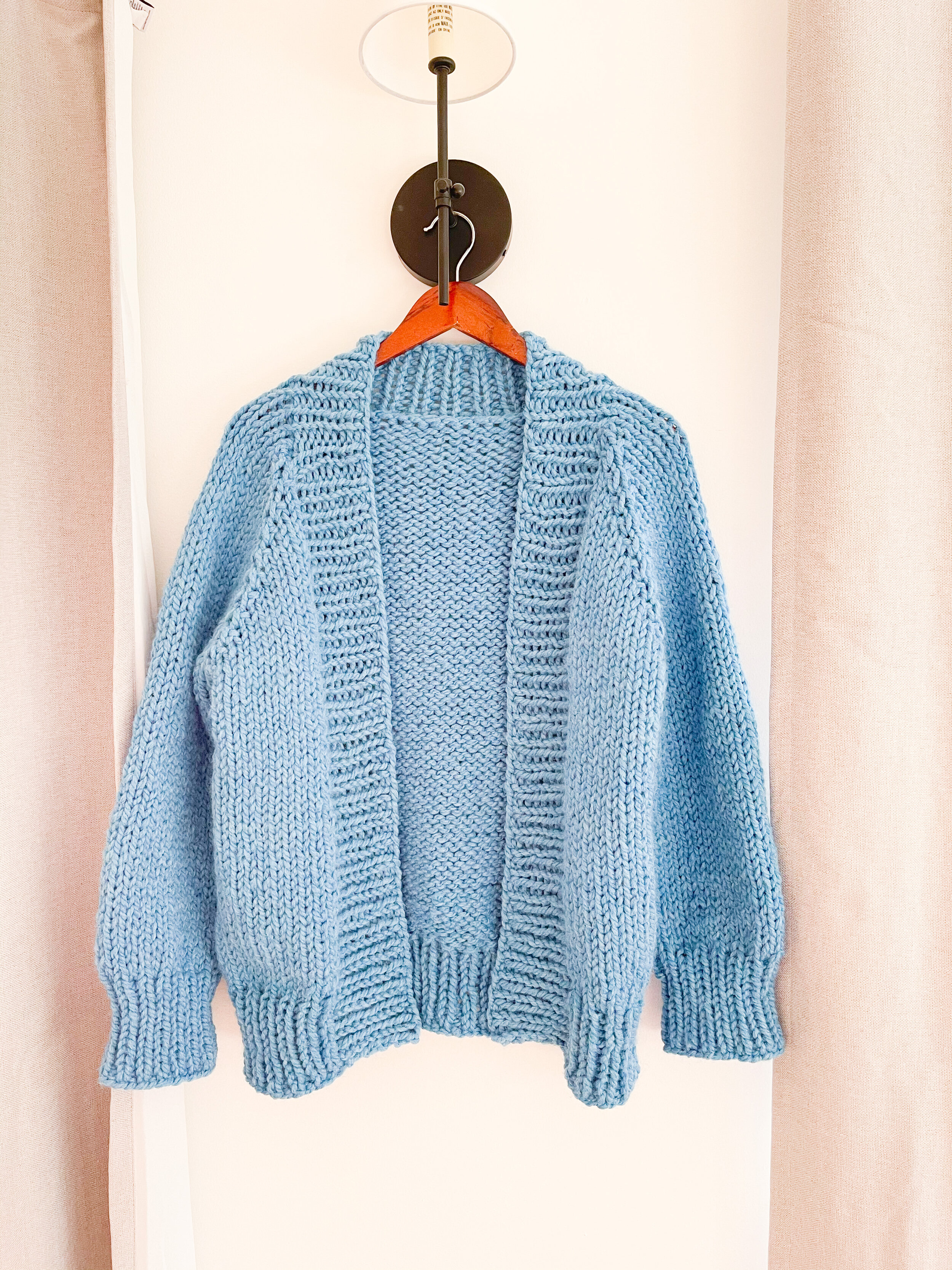 Kemi ost ært How to Knit a Simple Cardigan Sweater Step by Step — Ashley Lillis