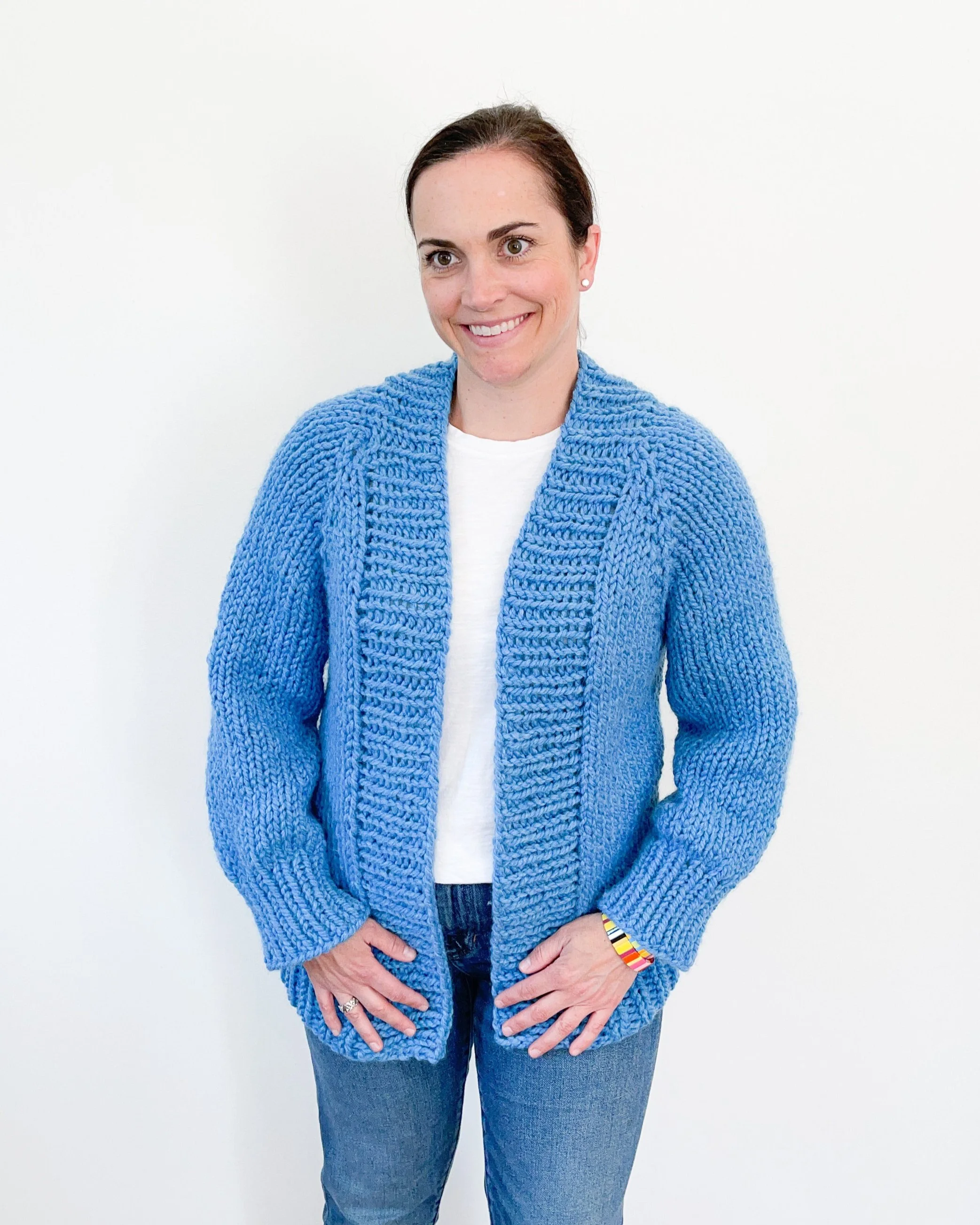 How to Knit a Simple Cardigan Sweater Step by Step ...
