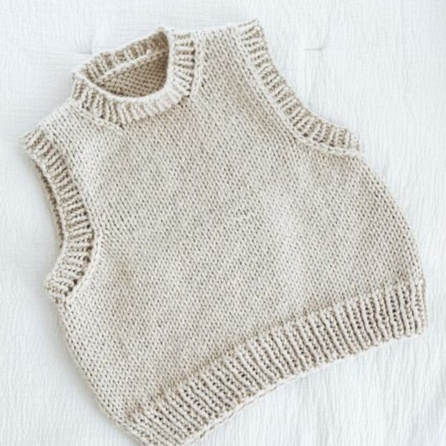 FREE Sweater Vest Knitting Pattern + Tutorial | Open Trails Slipover ...