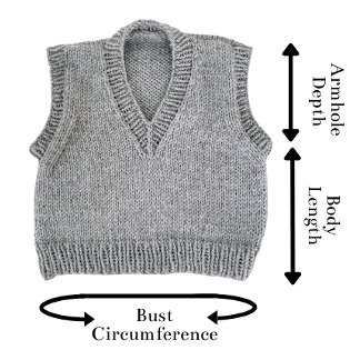 lanthan omvendt væv Chunky V-Neck Sweater Vest Knitting Pattern + Video Tutorial | The Wildwood  Pullover Vest — Ashley Lillis