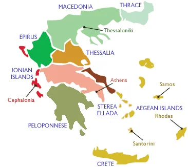 Winemaking REgions of Greece